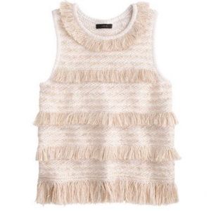 NWOT J Crew Collection Japanese Raffia Tank